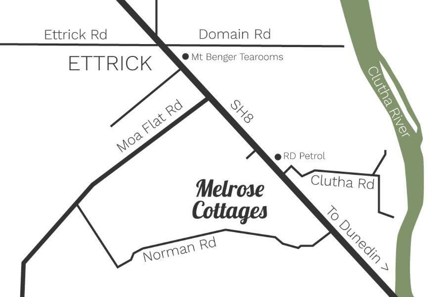 Melrose Cottages Millers Flat Dış mekan fotoğraf